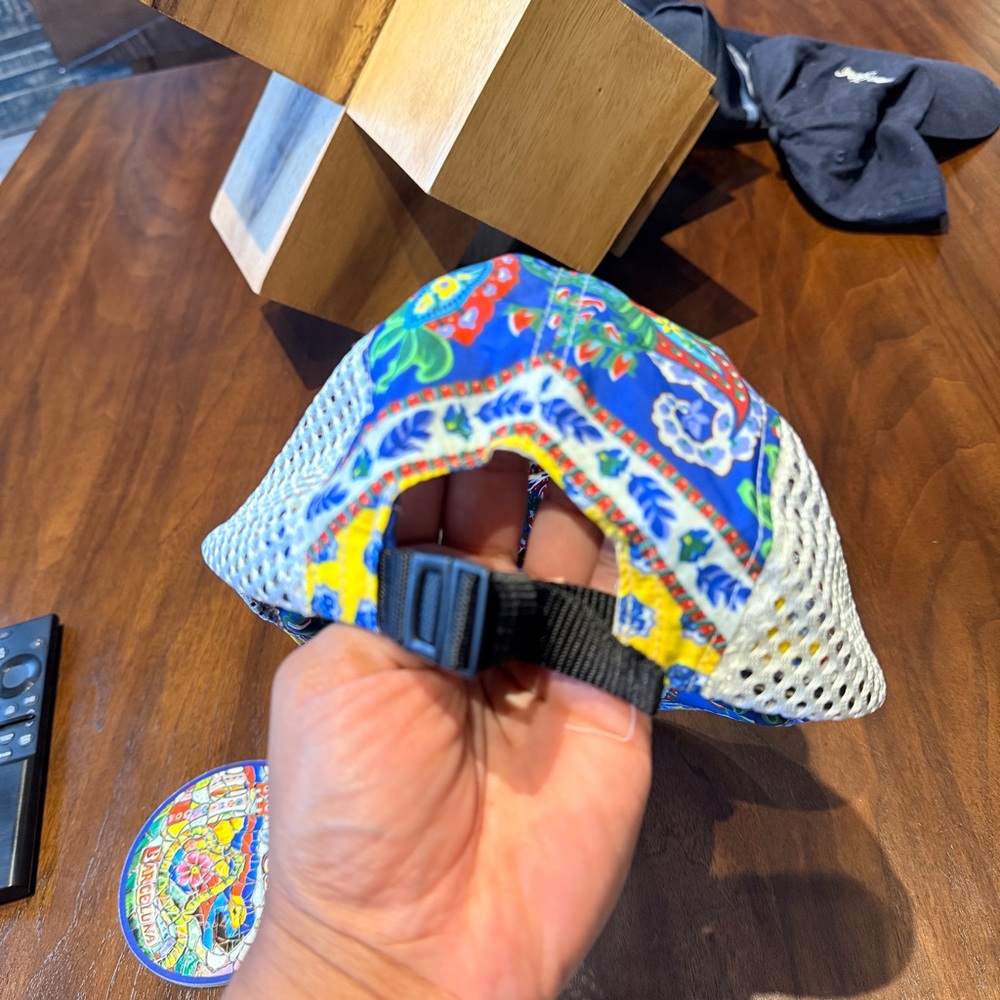 Noah NYC Blue and Yellow Paisley Hat - Picture 4 of 6